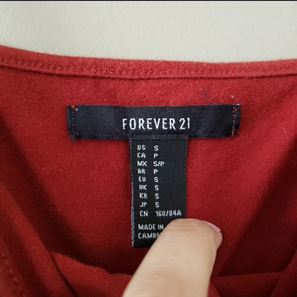 Rust Cropped Cami - Picture 3 of 4